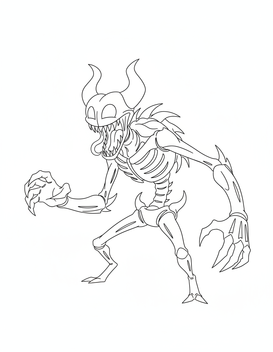 free beast bendy ink demon bendy coloring pages Coloring Pages printable